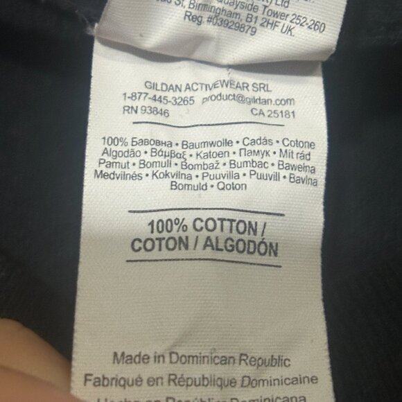 EUC Gildan Johnnys Bar Women's Black T-Shirt White Font Size Medium - Picture 6 of 9